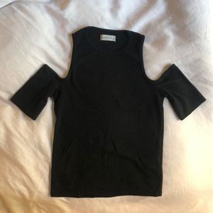 A&F shoulder cut out top